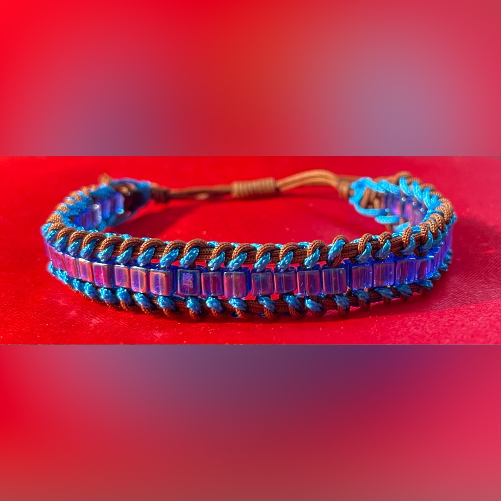 Brand New Threaded Beaded Bracelet